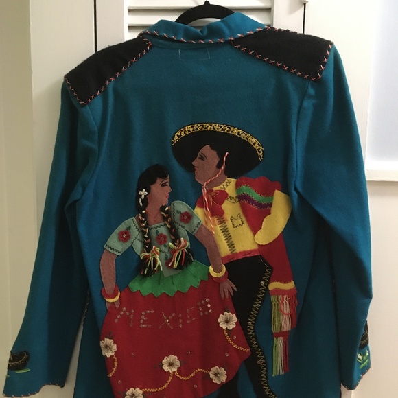 embroidered wool jacket - Picture 2 of 2